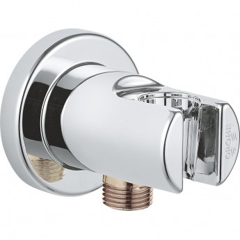 Подключение для душевого шланга GROHE RELEXA с держателем, хром Подключение для душевого шланга GROHE RELEXA с держателем, хром